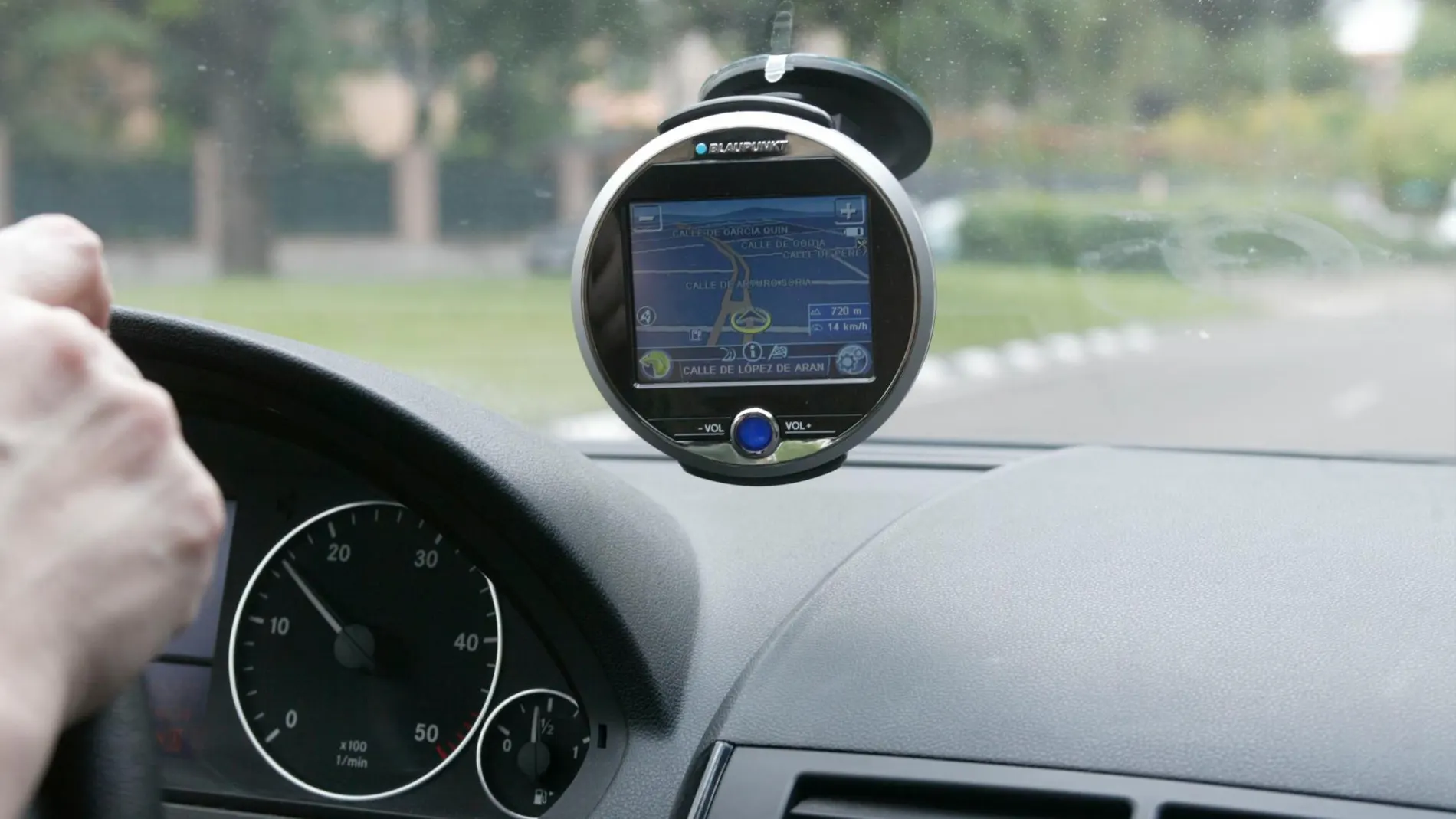 Imagen de archivo de un navegador automático GPS