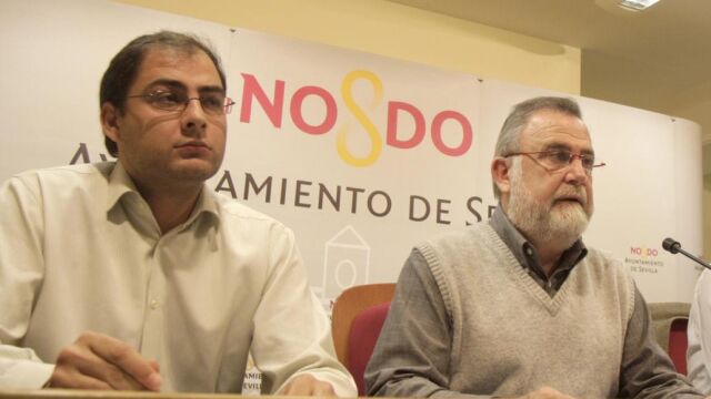 El ex gerente de Sevilla Global David Pineda y el ex primer teniente de alcalde Antonio Rodrigo Torrijos