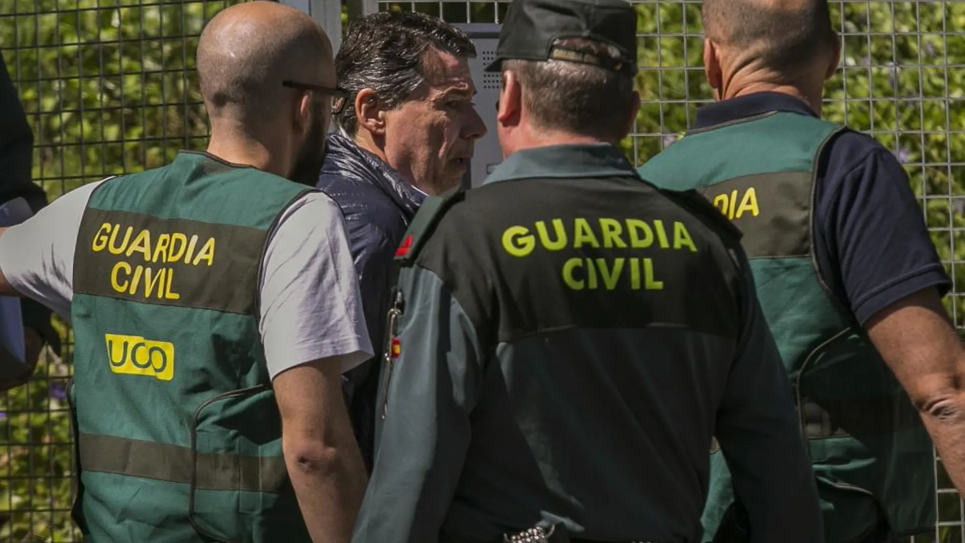 Ignacio González es trasladado desde la Comandancia General de la Guardia Civil en Tres Cantos (Madrid) a la Audiencia Nacional