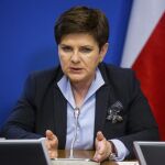 La primera ministra de Polonia, Beata Szydlo, incide en la unidad de la UE