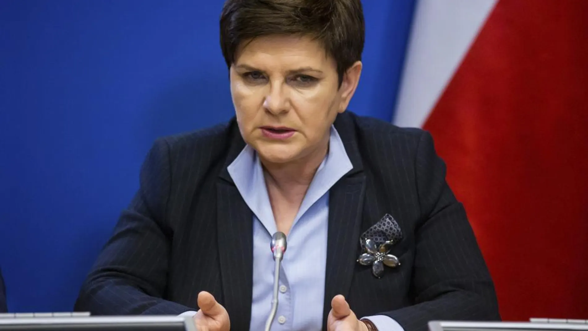 La primera ministra de Polonia, Beata Szydlo, incide en la unidad de la UE