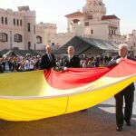 En 2015, más de 600 catalanes juraron bandera en el acuartelamiento barcelonés del Bruch, uno de los actos con más asistentes de España