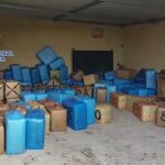 Imagen de la droga incautada por los agentes en una vivienda de Estepona