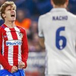 La desesperación de Griezmann ante Nacho, una constante en todo el partido