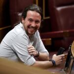 El líder de Podemos, Pablo Iglesias
