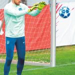 Oblak, durante el último entrenamiento del Atlético antes de enfrentarse al Dortmund / Efe