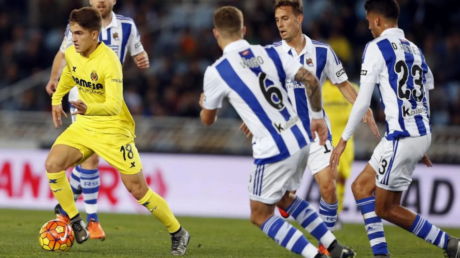 0-2. Denis Suárez afianza en Europa al Villarreal