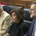 Rajoy ya está en el Congreso
