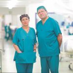 Dr. Emilio Vicente y Dra. Yolanda Quijano / Director y Co-directora del Servicio de Cirugía General y Digestiva del Hospital Universitario