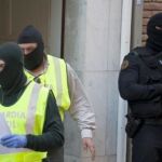 Agentes de la Guardia Civil en la detención del sábado en El Espinar