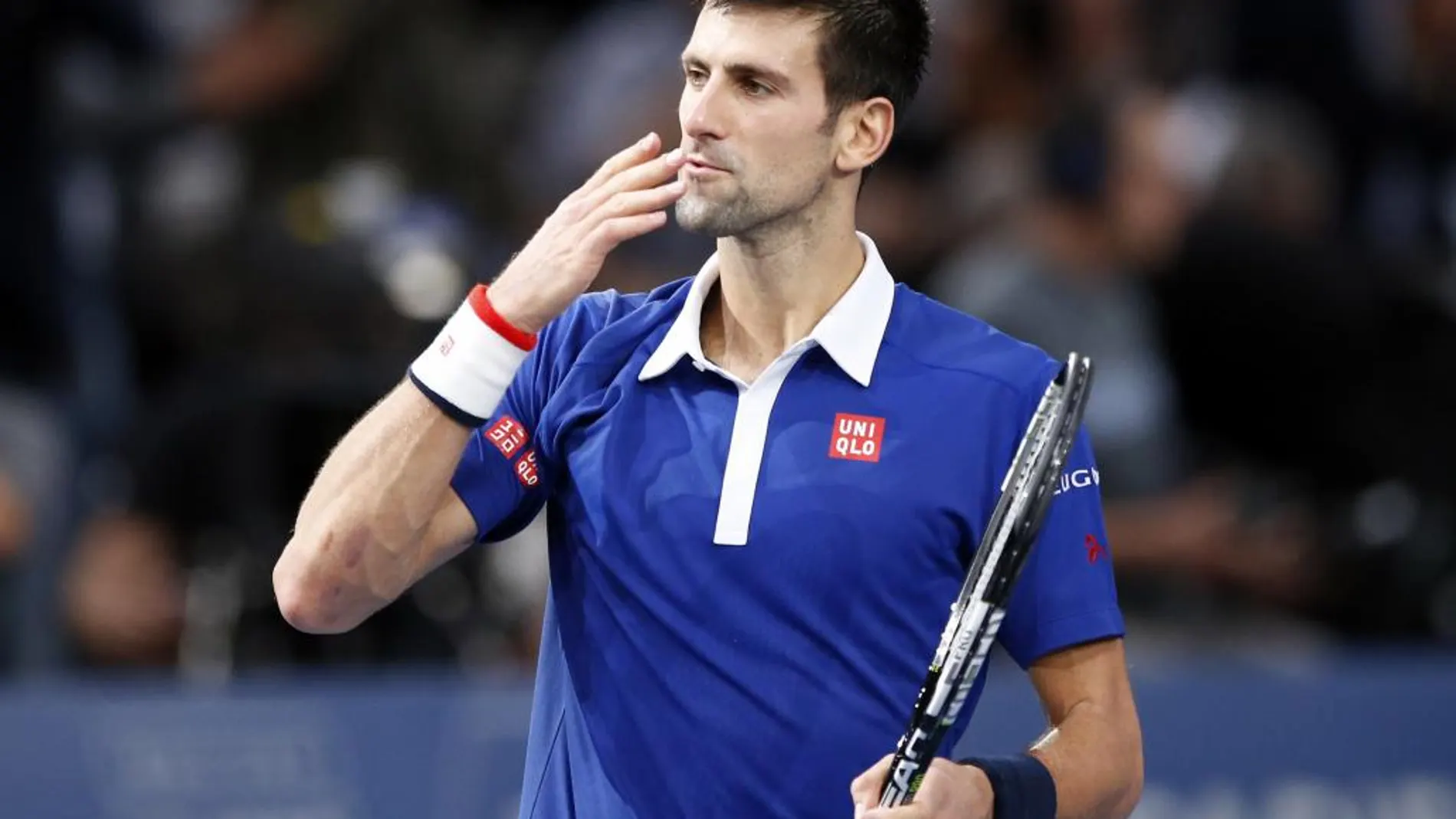 Novak Djokovic en la final del BNP Masters París, el pasado 8 de noviembre
