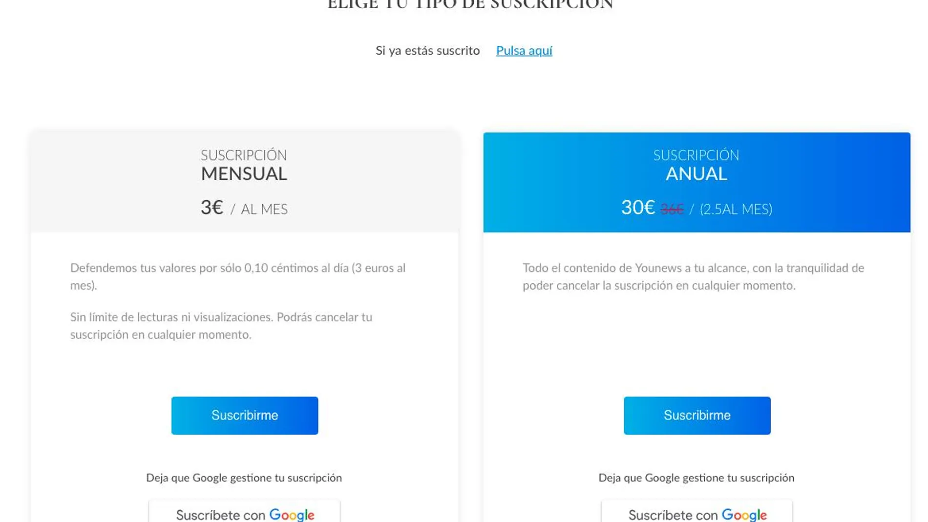 La Razón, primer medio de España que lanza Subscribe With Google