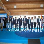 El presidente de la Comunidad, Fernando López Miras, intervino ayer en el acto de clausura de la Convención «Hacia una gran Región desde el Turismo» que se celebró en Cartagena y en la que también participó la candidata del PP a la alcaldía de la ciudad portuaria, Noelia Arroyo. LA RAZÓN