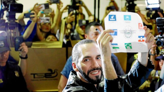 El candidato Nayib Bukele, que se presenta por el partido GANA, podría terminar con el bipartidismo en El Salvador