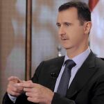 Imagen del líder sirio Bachar al Asad.