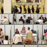 La oficina de la Delegación de Hacienda de Guzmán el Bueno, en Madrid