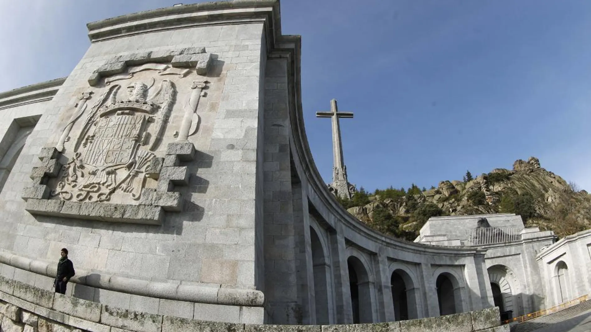 Vista general del Valle de los Caídos lugar donde está enterrado el dictador Francisco Franco.