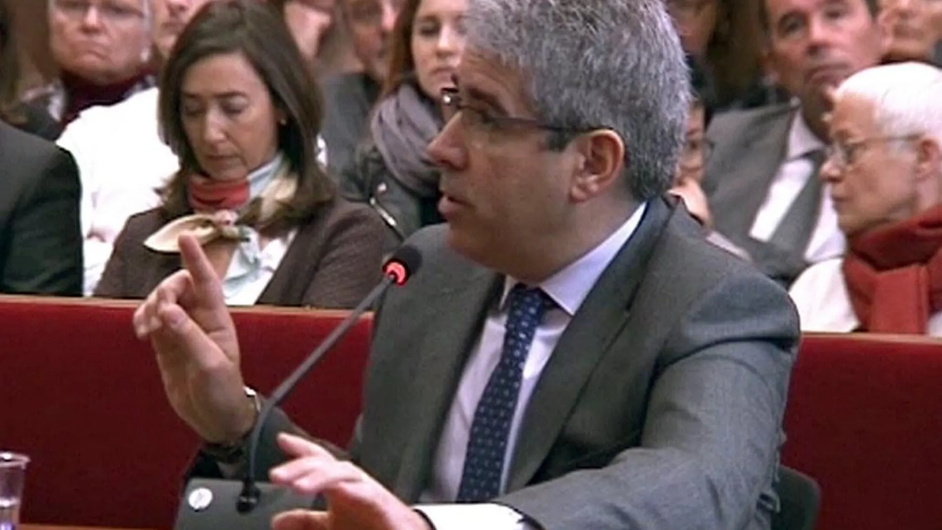 GRcesc Homs en el juicio que se sigue en el Tribunal Superior de Justicia de Cataluña (TSJC) contra el expresidente de la Generalitat Artur Mas
