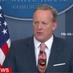 La corbata cambiante del portavoz de la Casa Blanca, Sean Spicer