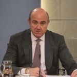 De Guidos en la rueda de prensa del Consejo de Ministros