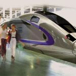 Imagen de un tren de Alstom