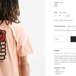 La camiseta con el logo del PSOE en su web