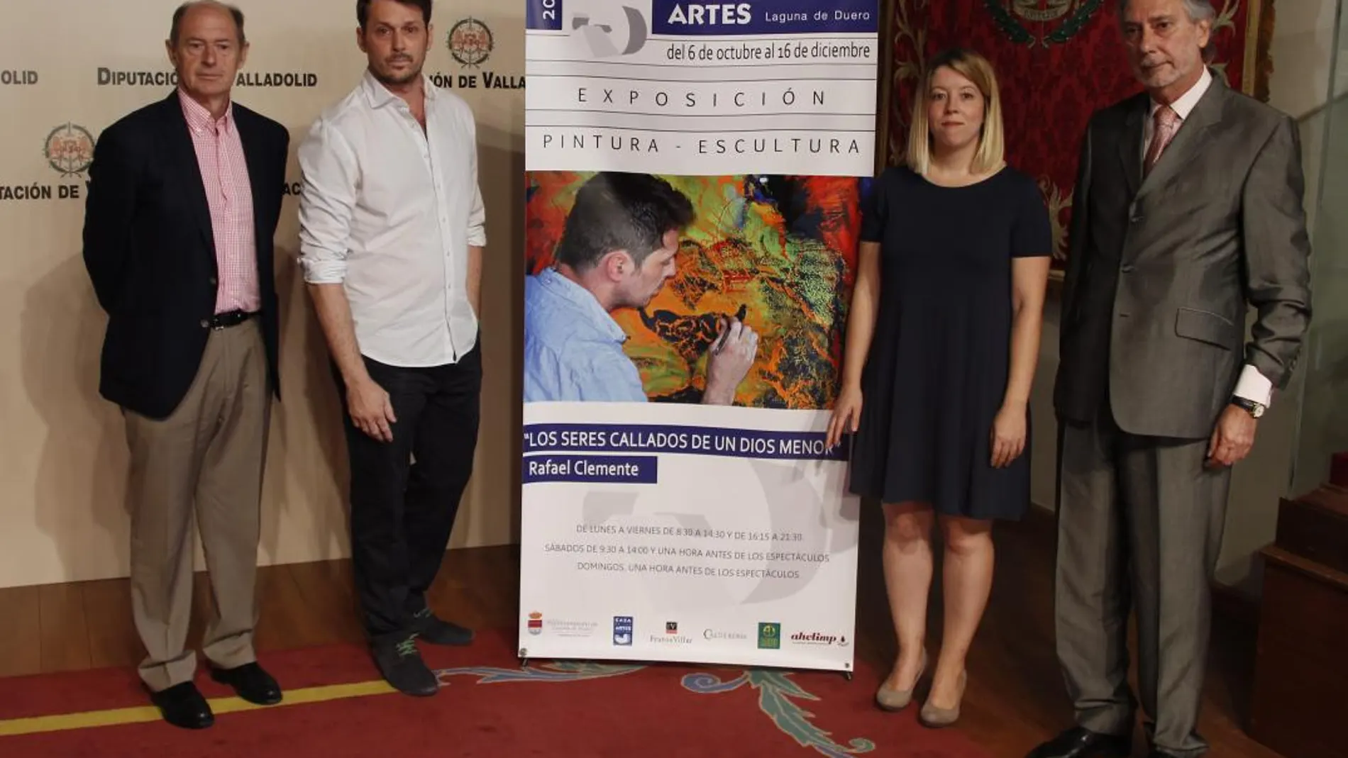 El artista Rafael Clemente, junto a Luis Minguela y Lucía Castro, presenta la muestra
