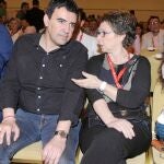 Mario Jiménez departe con Martínez Aguayo, ayer en el congreso de UGT-A