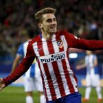 Antoine Griezmann celebra su gol contra el Espanyol.