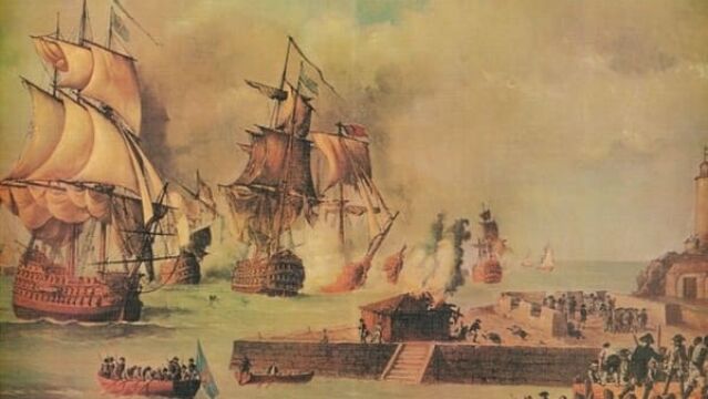 Imagen de la batalla de Cartagena de Indias, en la que participó Blas de Lezo