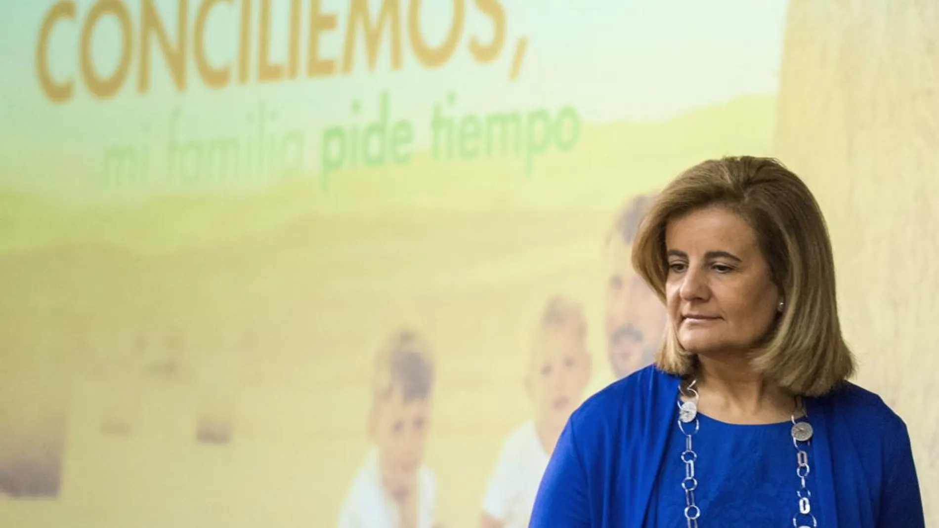 La ministra de Sanidad, Servicios Sociales e Igualdad en funciones, Fátima Báñez