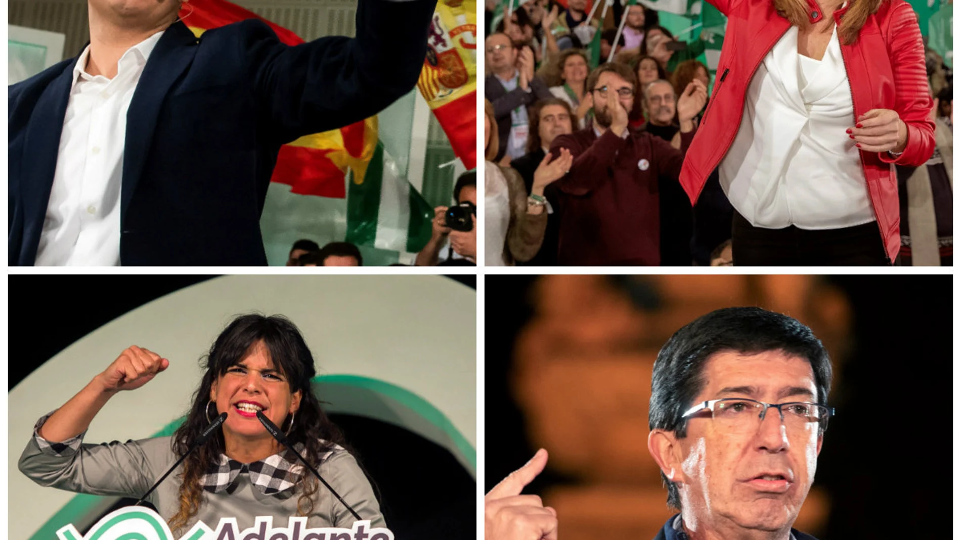 Andalucía cierra su campaña con «nervios», «esperanza» y la incógnita de Vox