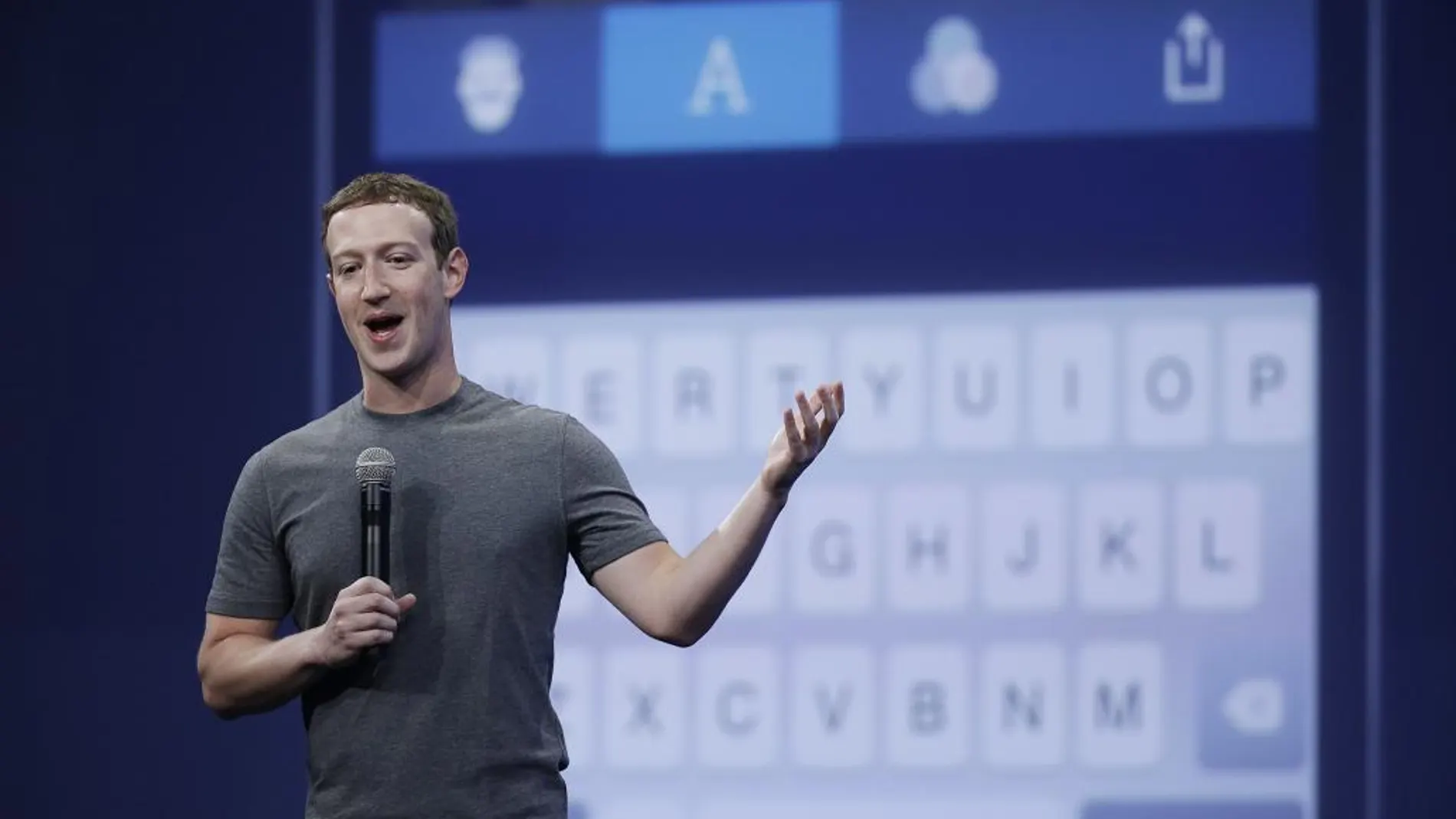 El fundador y consejero delegado de la compañía, Mark Zuckerberg.(25/03/2015)