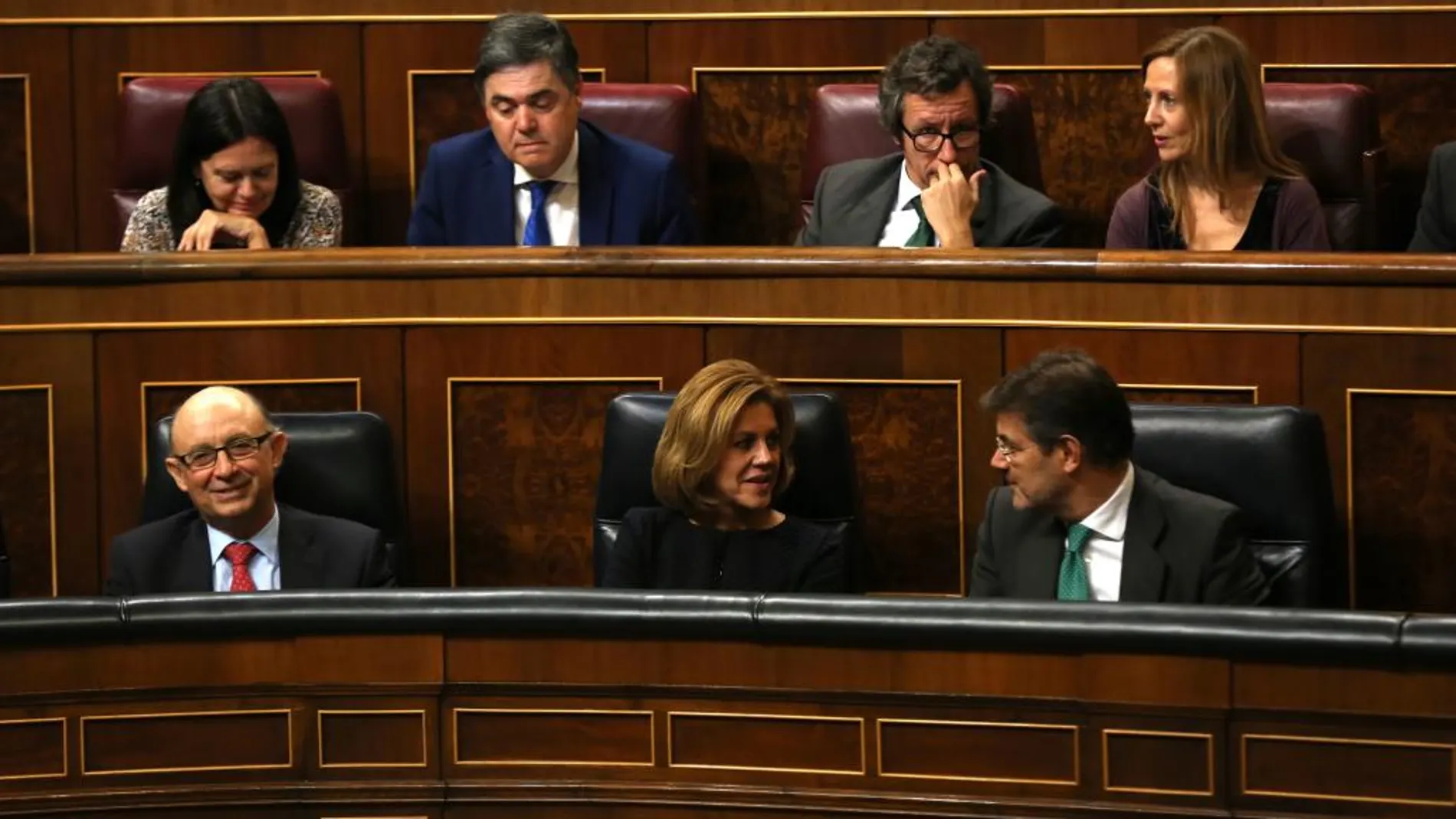 El Congreso de los Diputdaos hoy, durante la votación.