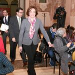La consejera María Josefa García Cirac, presenta la oferta y el stand de la Junta en Fitur