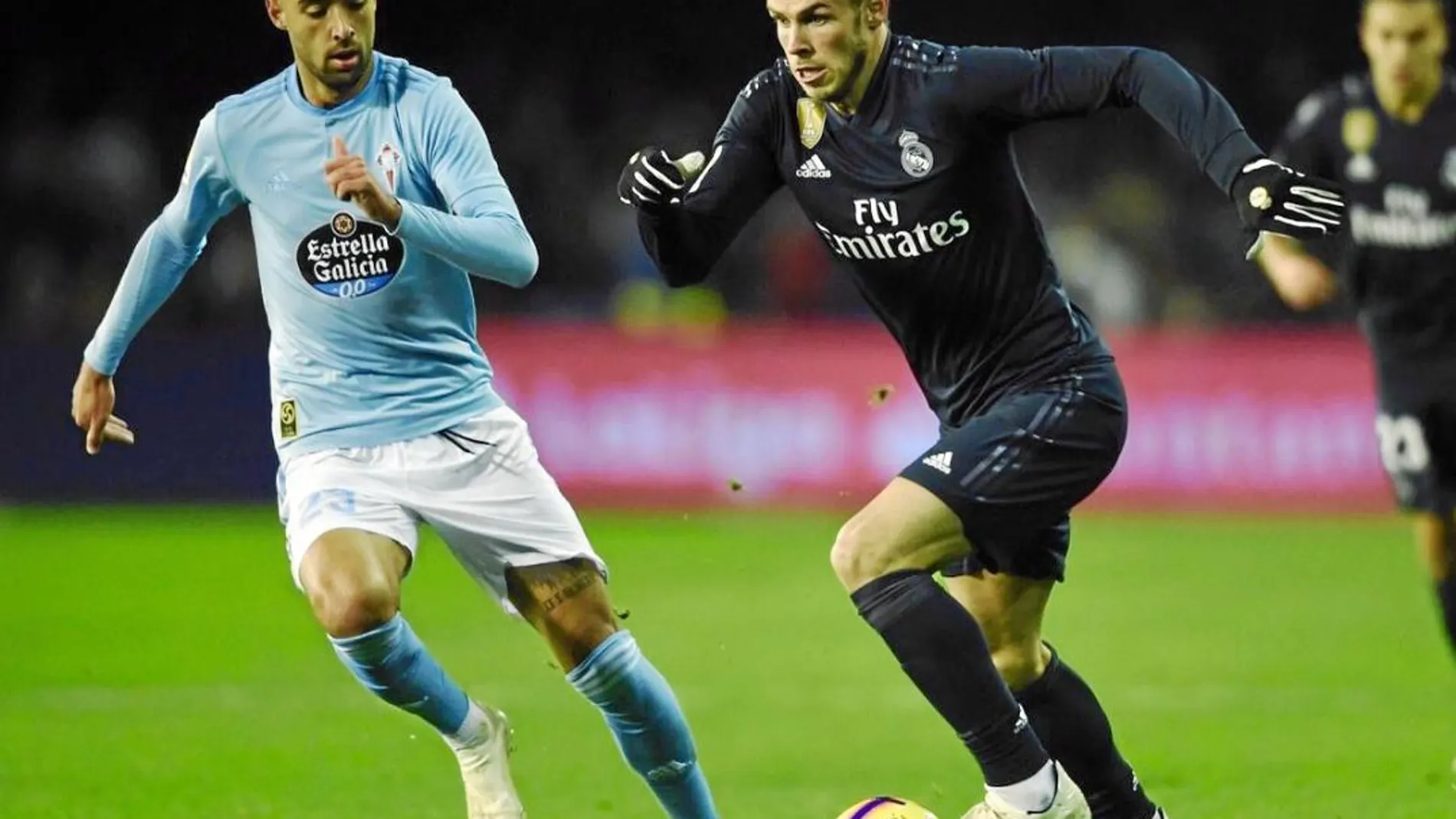 Bale, que ayer estuvo con la selección galesa, en el último encuentro del Madrid contra el Celta