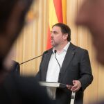 El vicepresidente de la Generalitat y líder de ERC, Oriol Junqueras