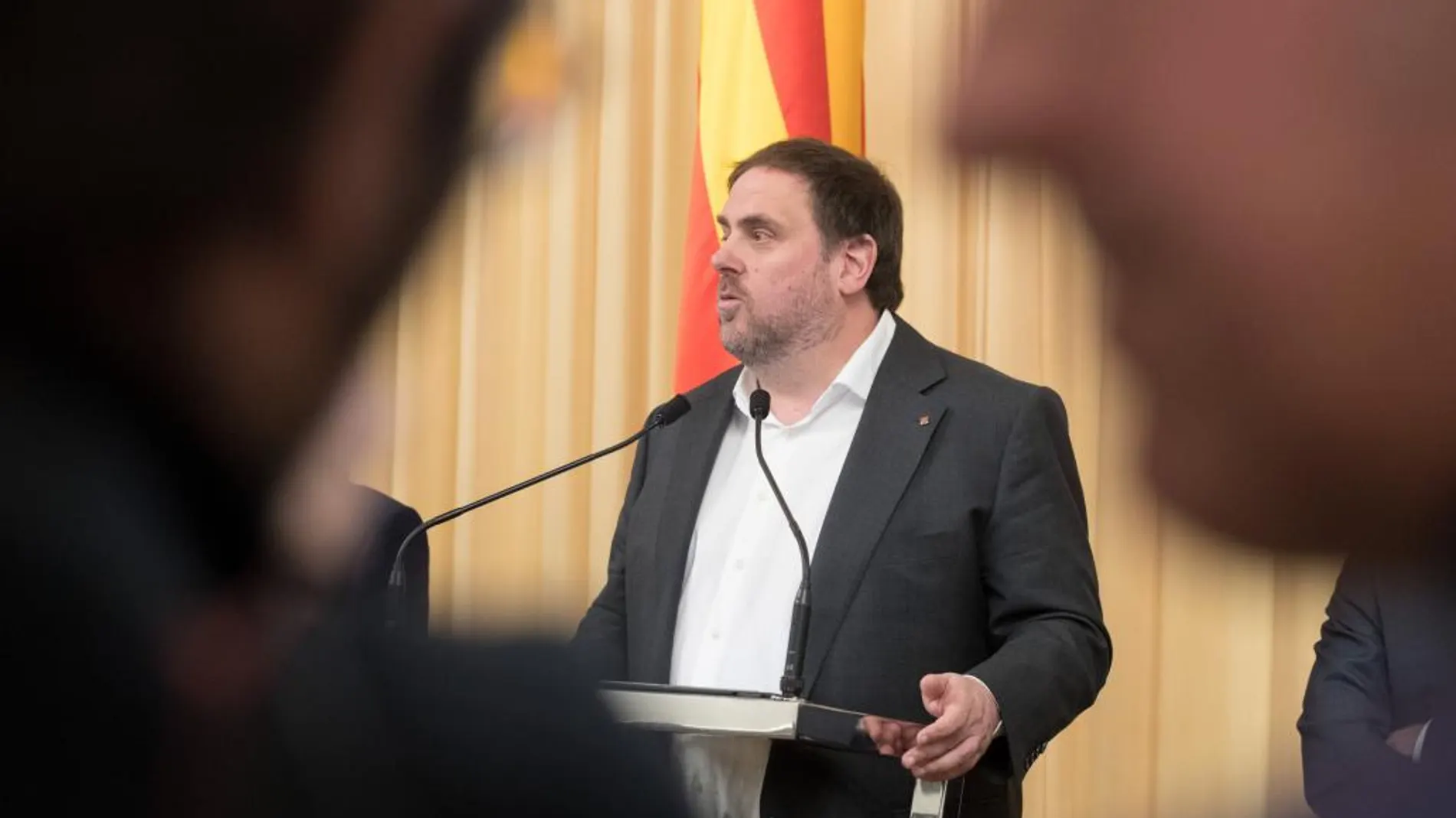 El vicepresidente de la Generalitat y líder de ERC, Oriol Junqueras