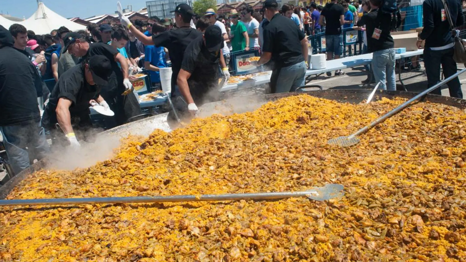 Paellas a lo grande. El tamaño (no) importa