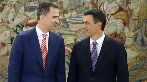 Felipe VI y Pedro Sánchez, en una imagen de archivo / Efe