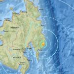 Imágen de la zona afectada por el terremoto