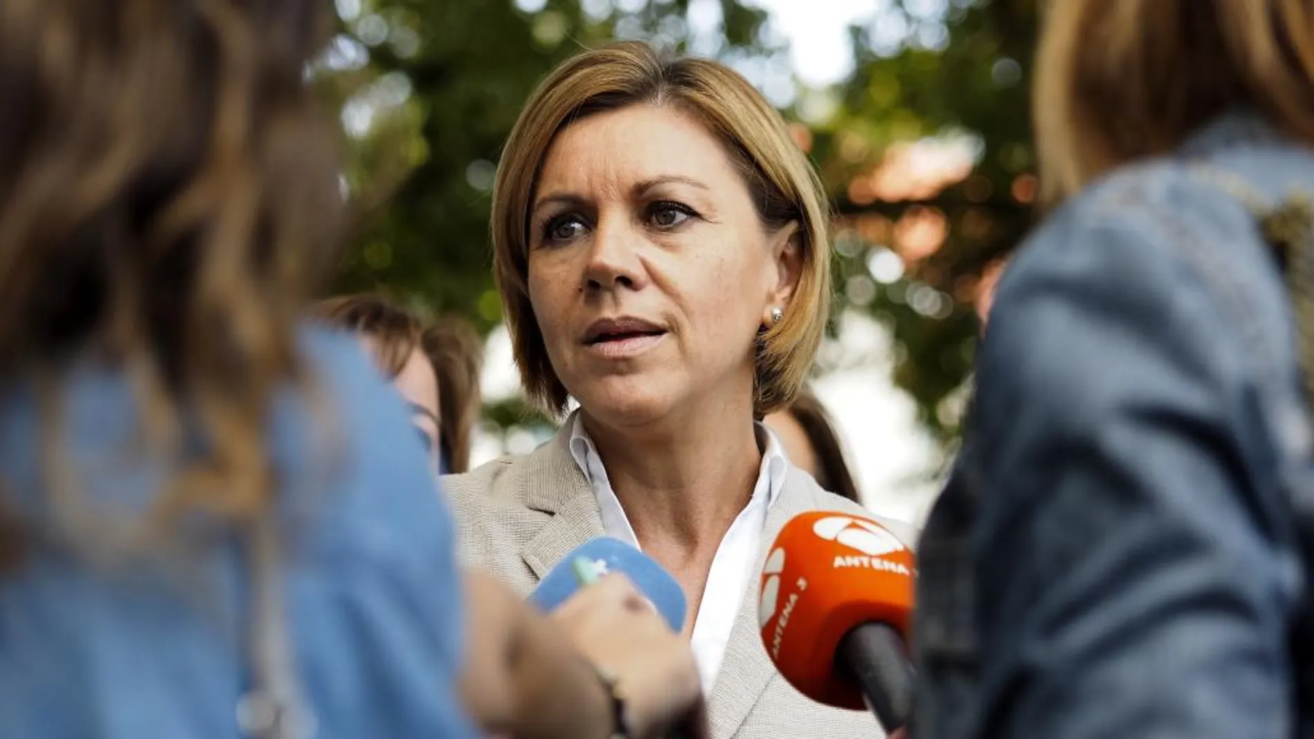 La secretaria general del PP, María Dolores de Cospedal