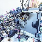 La basura sigue acumulándose en las calles de Málaga