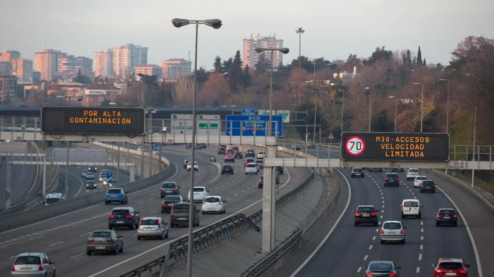 Restricciones en Madrid por alta contaminación