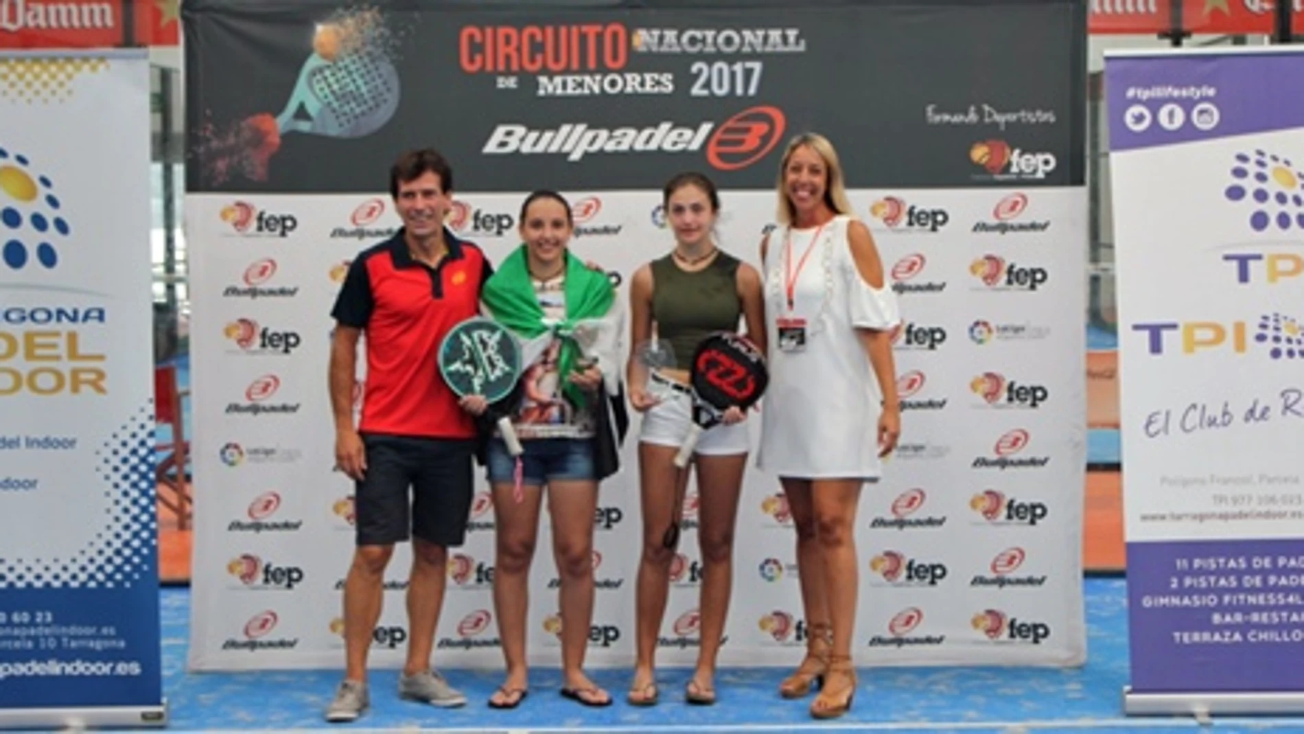 Campeonas Tyc3 Padel menores fep tarragona