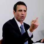 El líder opositor venezolano Henrique Capriles