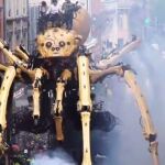 Estos gigantes de metal de casi 50 toneladas son los protagonistas de la nueva performance del grupo francés de teatro llamado La Máquina / Vídeo: Atlas