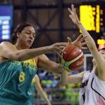 La pívot australiana Liz Cambage