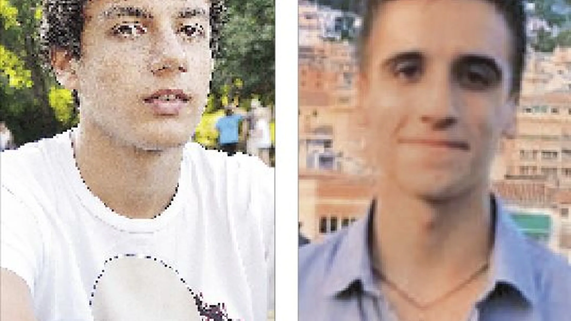 Jorge Rey (izquierda), de 18 años, es natural de Cáceres y estudia Medicina. Víctor José Zamora (derecha) estudia Matemáticas y Física