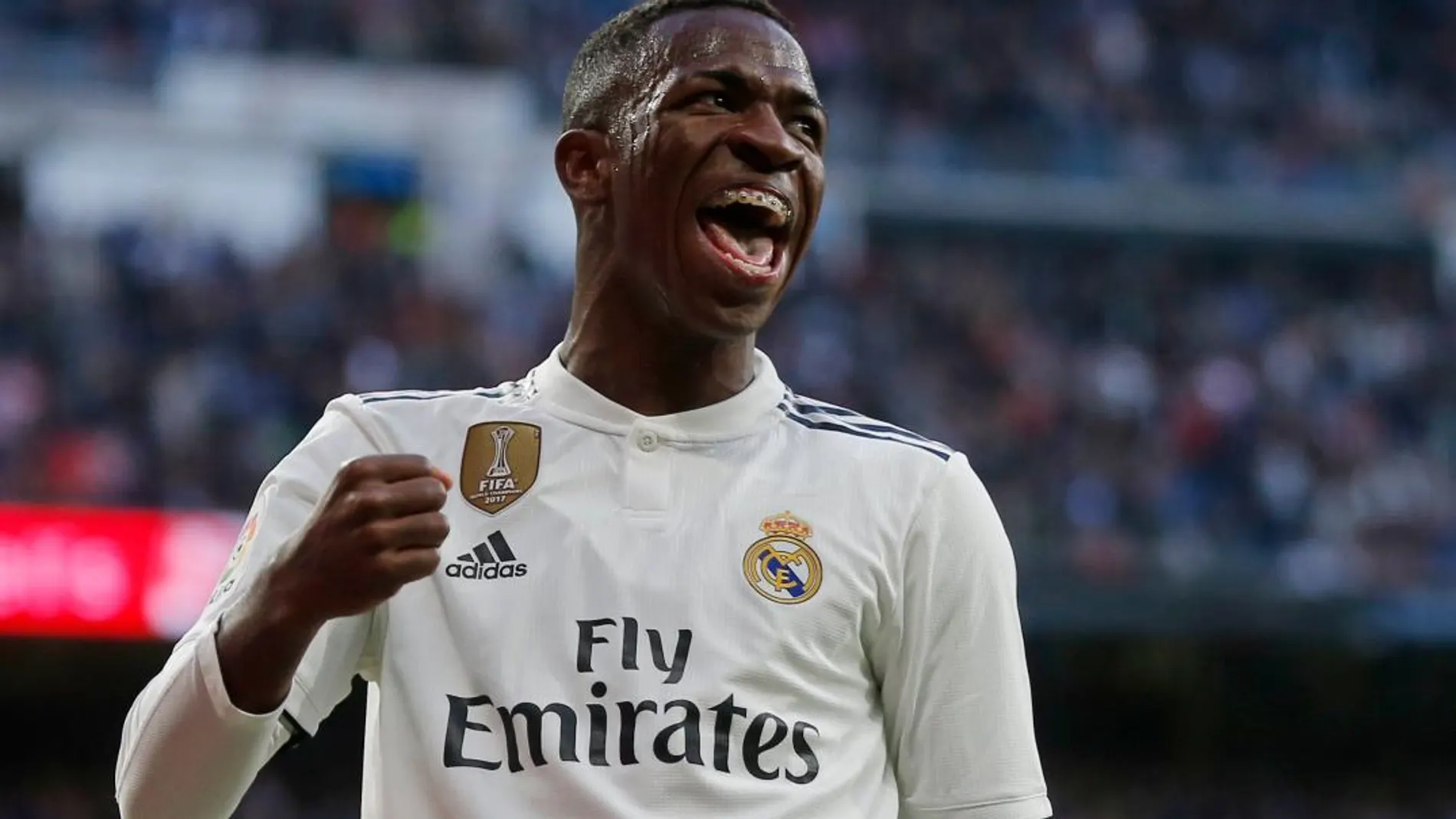 Vinicius celebra su jugada/Foto: Reuters